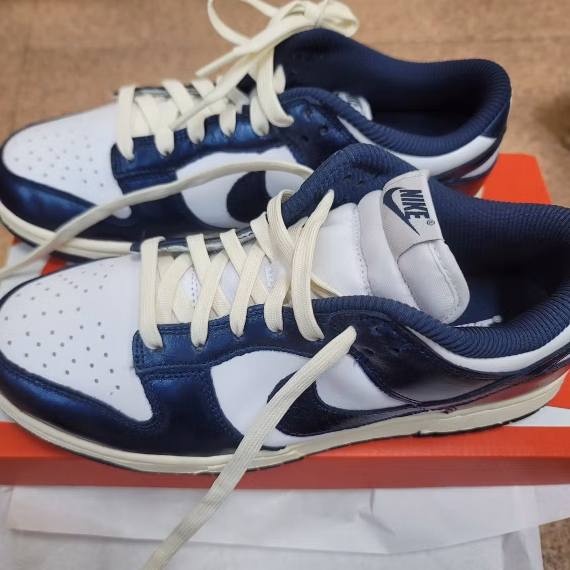 (Women) Nike Dunk Low PRM 'Vintage Navy' FN7197-100 (Women) Nike Dunk Low PRM 'Vintage Navy' FN7197-100